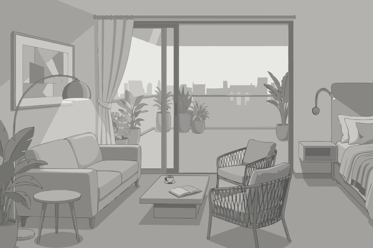 Apartment with Balcony